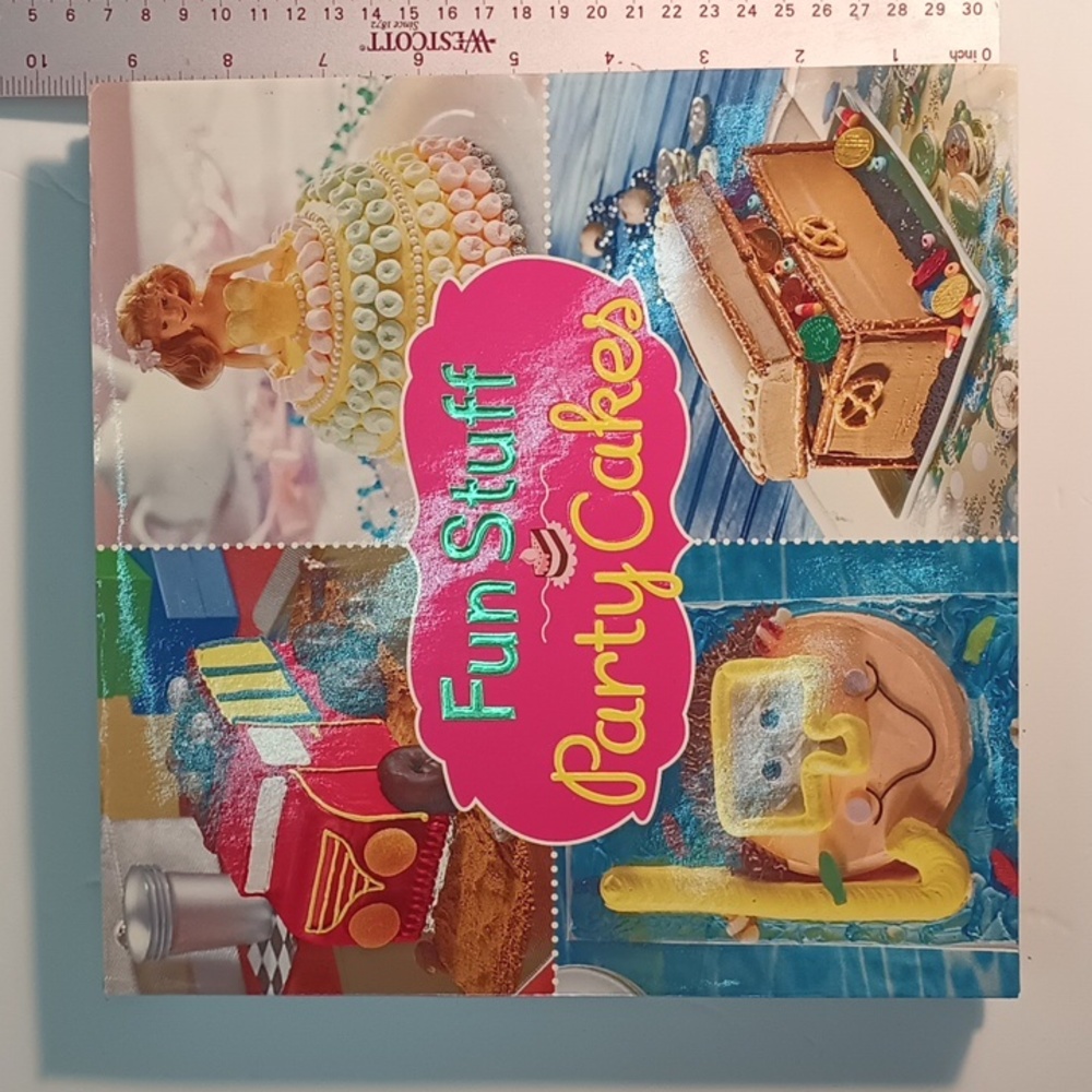 Fun Stuff: Party Cakes Hardcover Book NEW